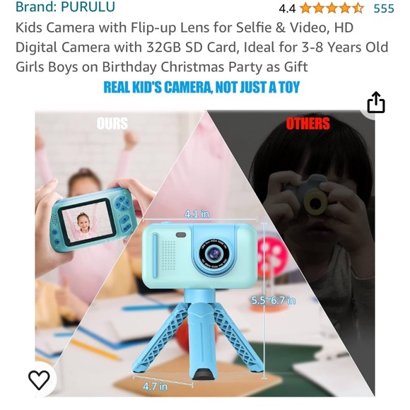 Kids camera and case - Picture 3 of 8